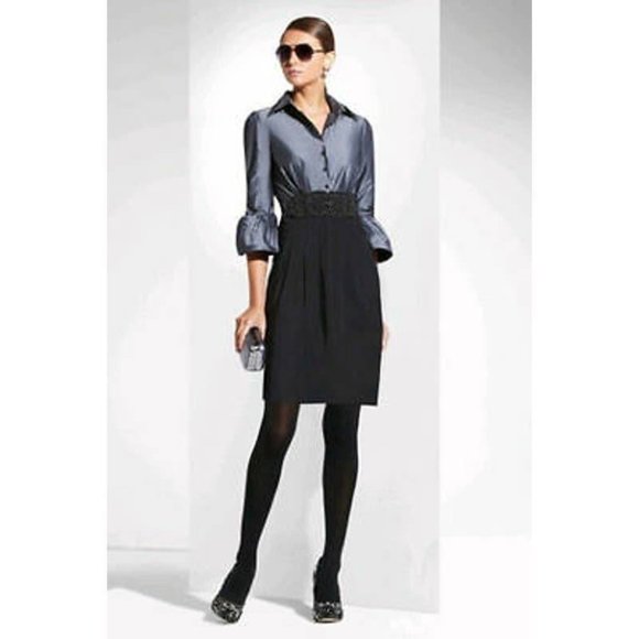 BCBGMAXAZRIA Taffeta Natasha Dress - Picture 4 of 16